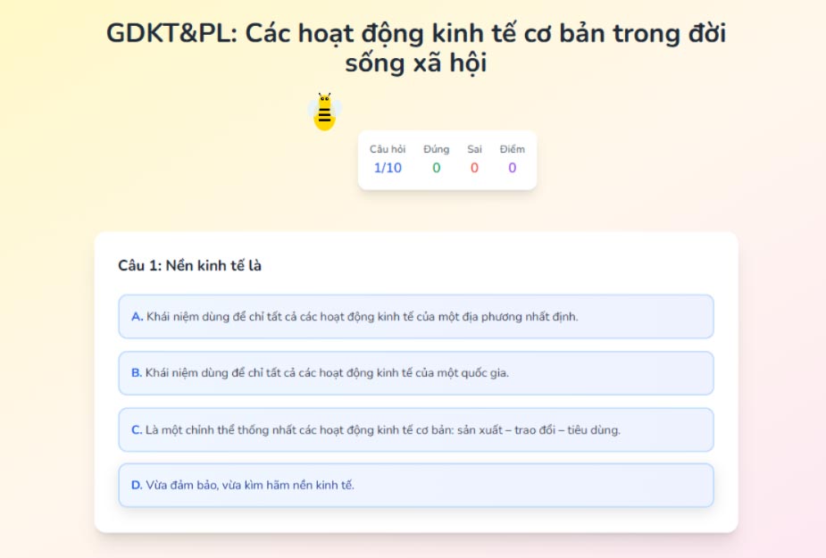 Các hoạt động kinh tế cơ bản trong đời sống xã hội