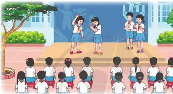 Trò chuyện theo chủ đề ứng xử trong quan hệ bạn bè