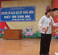 Giáo án Sinh hoạt dưới cờ lớp 3 tuần 28: Giao lưu với cha mẹ học sinh