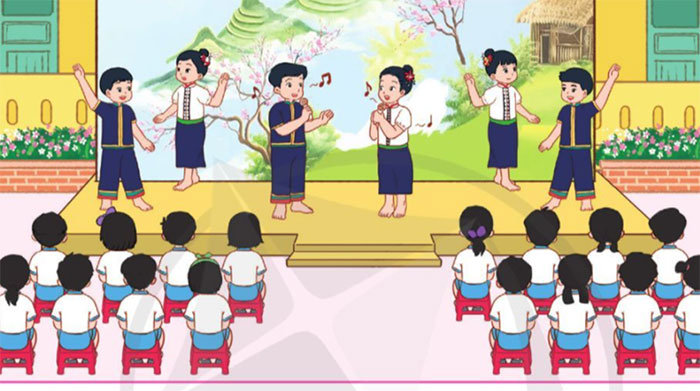 Hội diễn văn nghệ về chủ đề mùa xuân