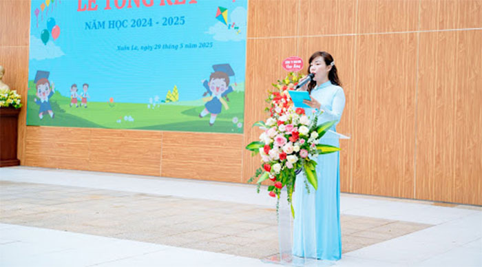 Chuẩn bị lễ tổng kết năm học