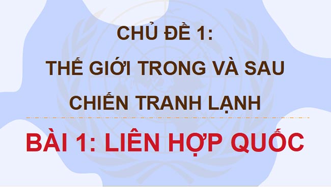 PowerPoint Lịch sử 12 Chân trời sáng tạo HK1