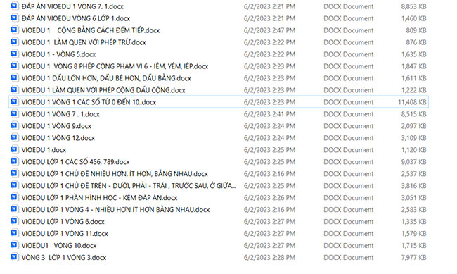 Bộ đề ôn luyện VioEdu khối 1