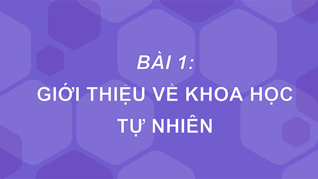 Giáo án PowerPoint Khoa học tự nhiên lớp 6