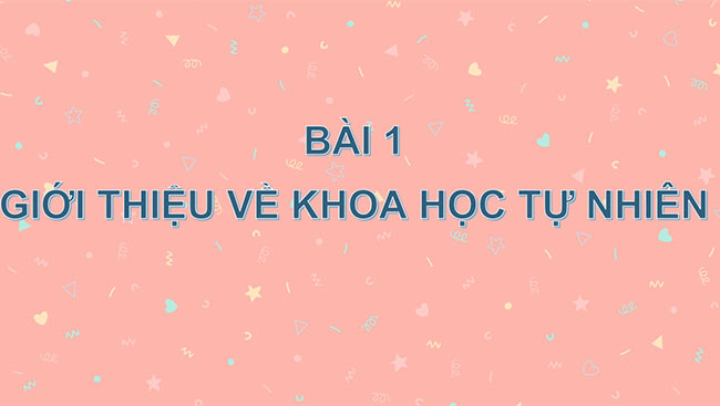 Giáo án PowerPoint Khoa học tự nhiên 6