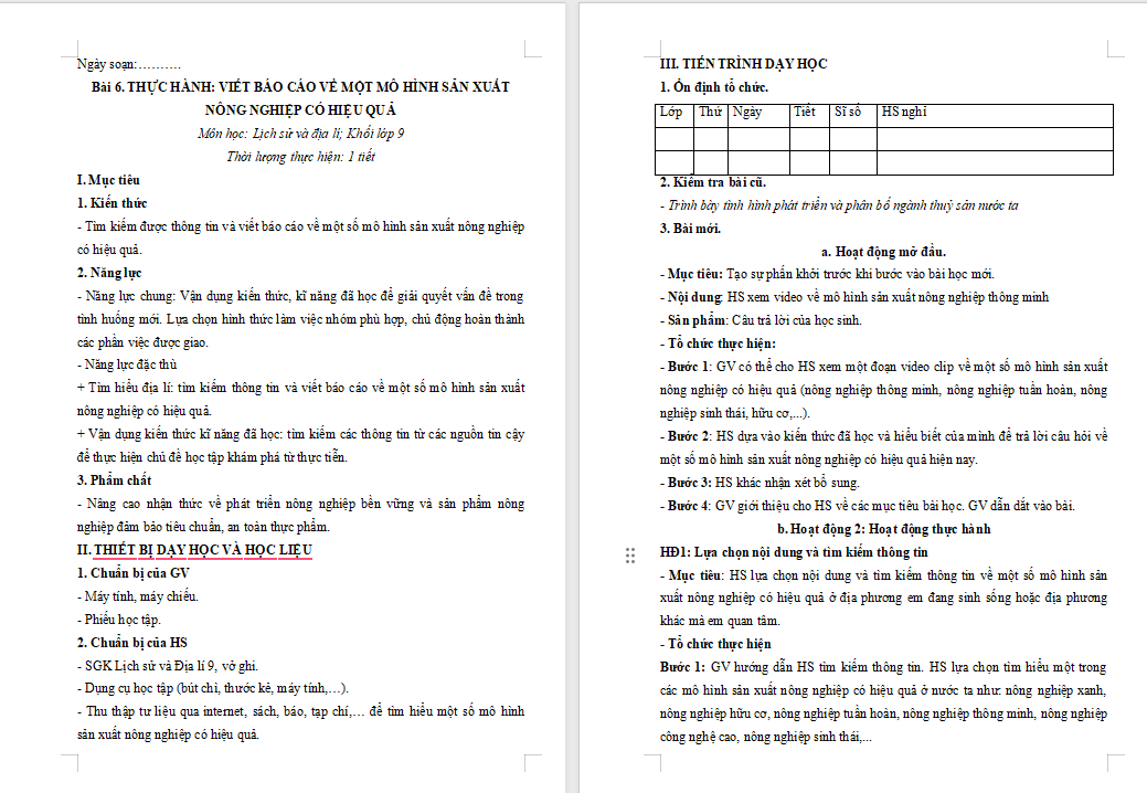 Giáo án điện tử Địa lí 9 Bài 6 Kết nối tri thức