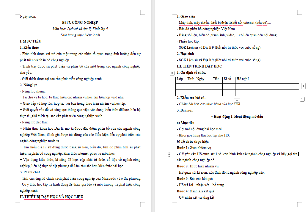 Giáo án điện tử Địa lí 9 Bài 7 Kết nối tri thức