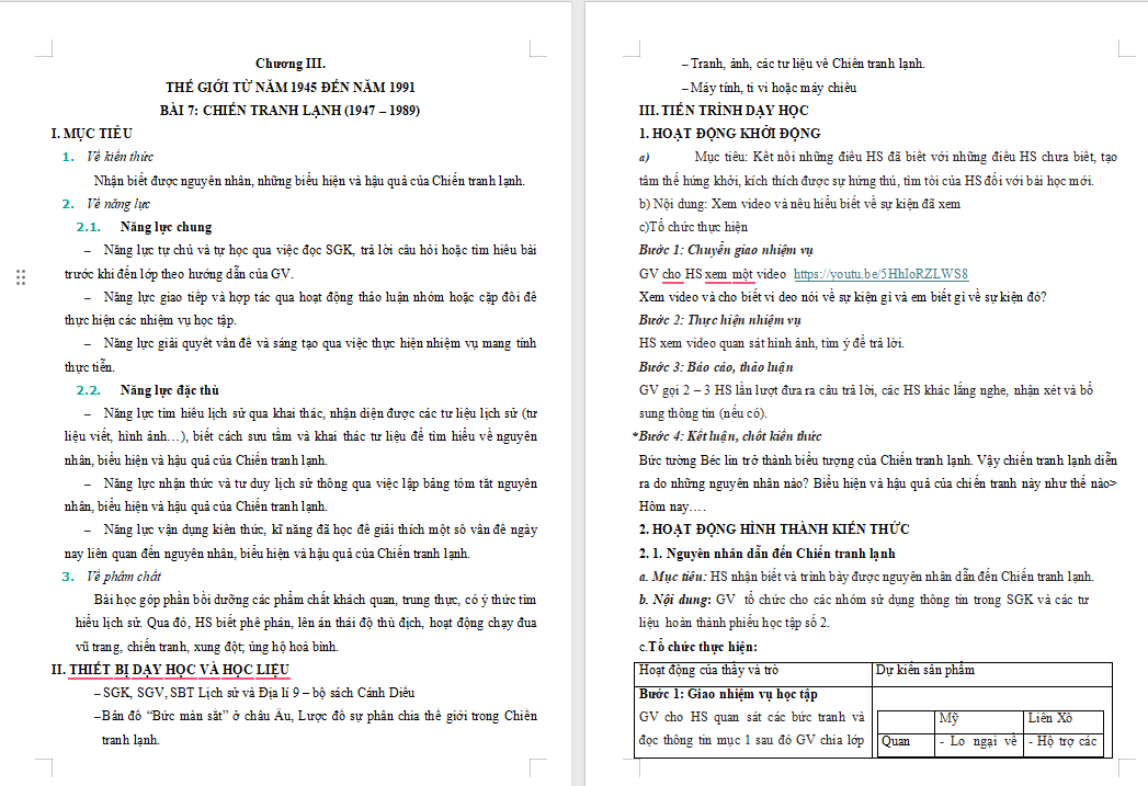 Giáo án PowerPoint Lịch sử 9 Cánh diều Bài 7