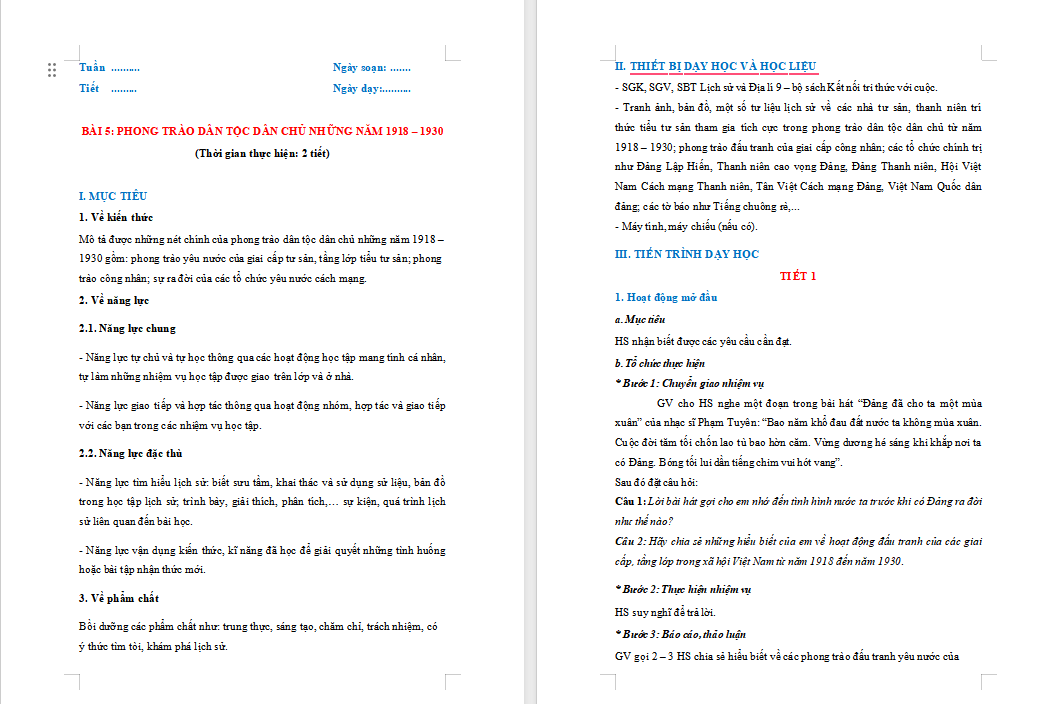 PowerPoint Lịch sử 9 Kết nối tri thức Bài 5