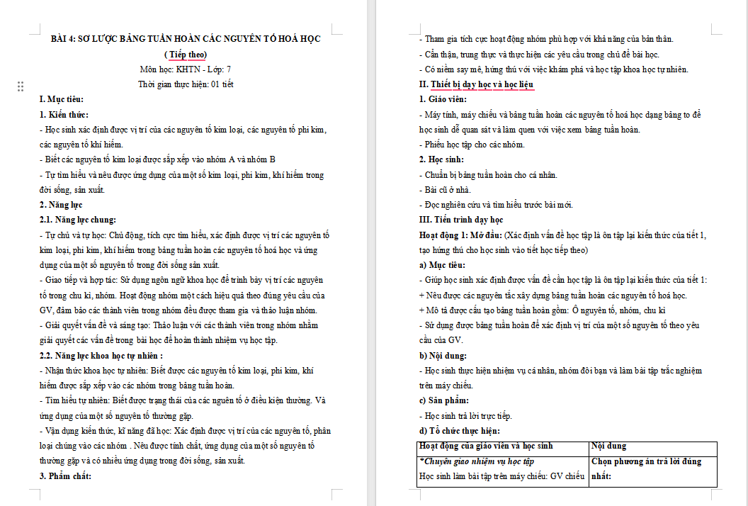 PowerPoint Khoa học tự nhiên 7 Bài 4