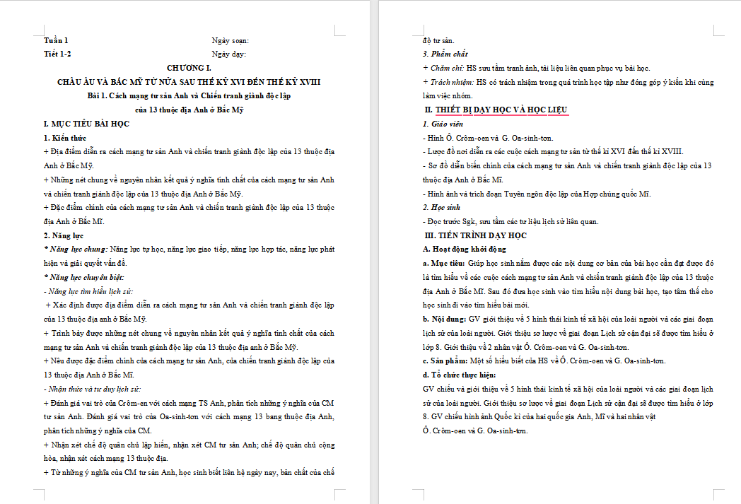 Giáo án PowerPoint Lịch sử 8  Kết nối tri thức Bài 1