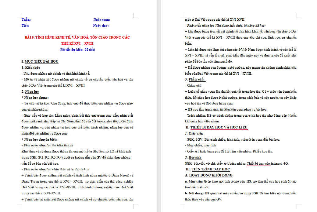 Giáo án PowerPoint Lịch sử 8 Kết nối tri thức Bài 10