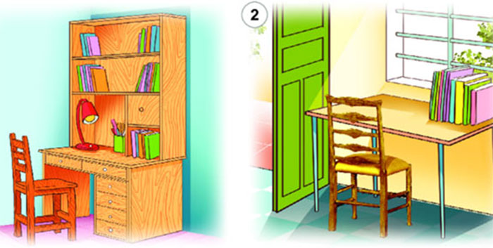 Góc học tập của em
