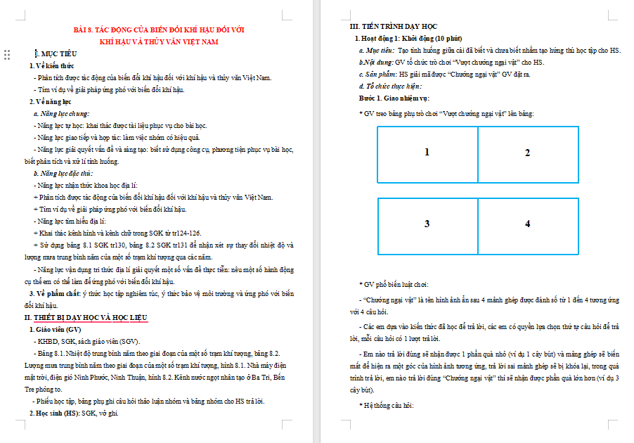 PowerPoint Địa lí 8 Bài 8 Kết nối tri thức