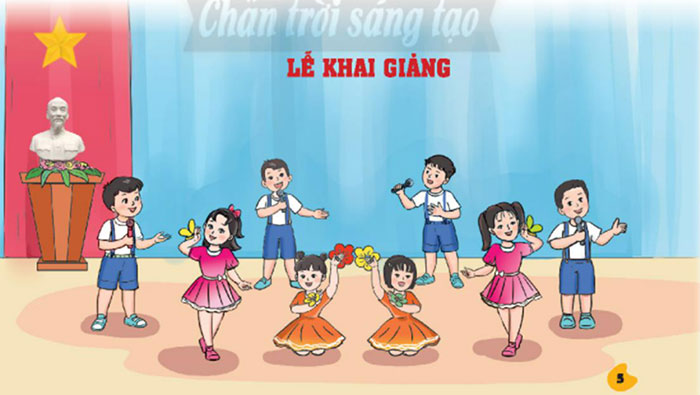 Tham gia lễ khai giảng