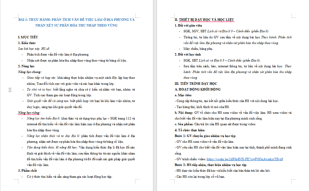Giáo án PowerPoint Địa lí 9 Cánh diều Bài 3