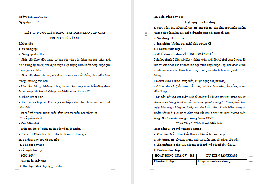 PowerPoint Ngữ văn 8 Bài 3 Nước biển dâng bài toán khó cần giải trong thế kỉ XXI 