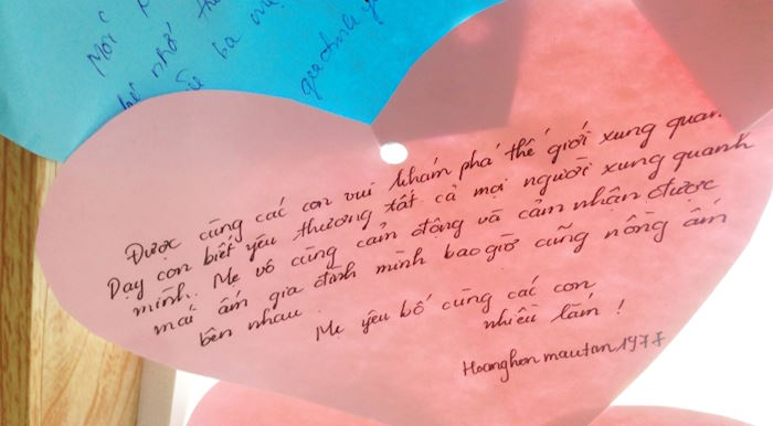 Lời nhắn nhủ yêu thương