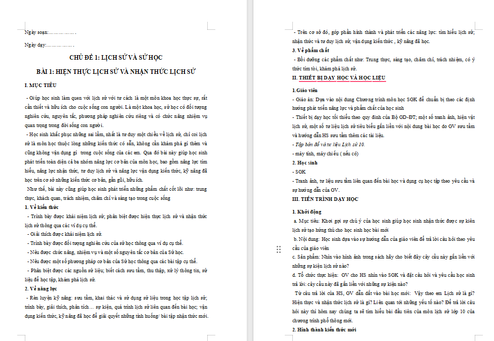 Giáo án PowerPoint Lịch sử 10 Bài 1