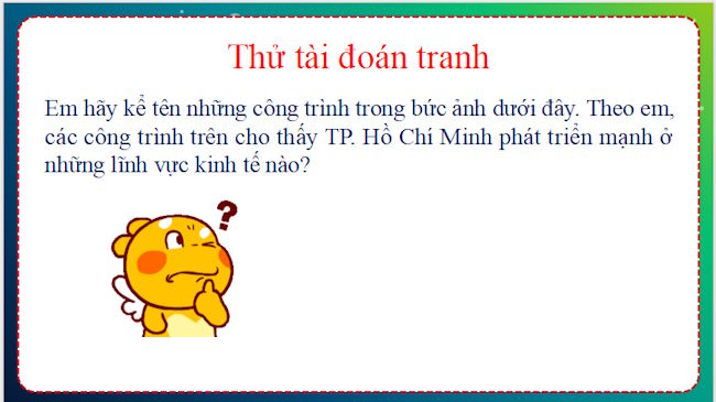 PowerPoint Giáo dục địa phương 9 Hồ Chí Minh