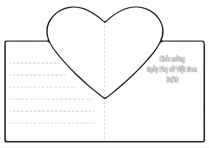 Thiệp 20/10 đẹp