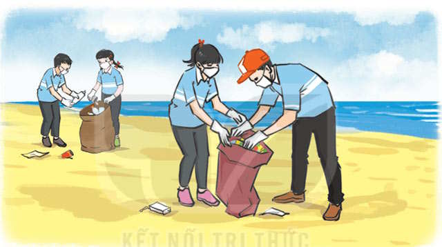 Các nhóm chuẩn bị cho việc truyền thông bảo vệ môi trường thiên nhiên, giảm thiểu hiệu ứng nhà kính trước toàn trường