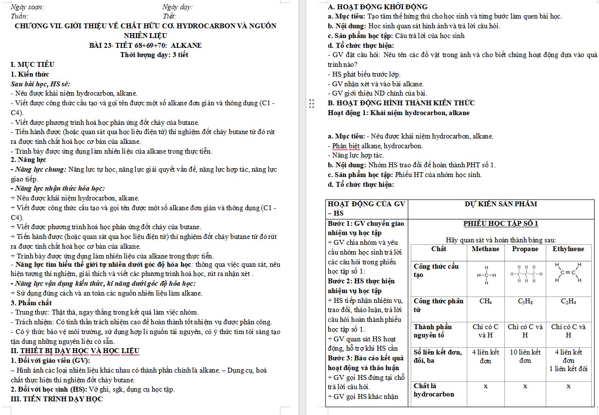 Giáo án Khoa học tự nhiên 9 KNTT Bài 23