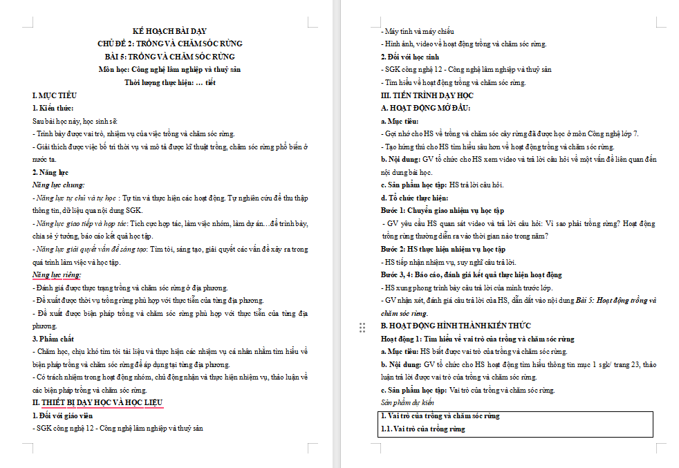 Giáo án PowerPoint Công nghệ 12 Bài 5