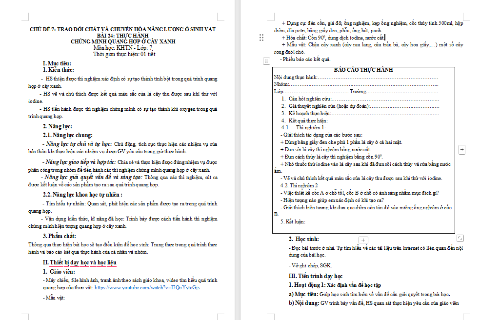 PowerPoint Khoa học tự nhiên 7 Bài 24