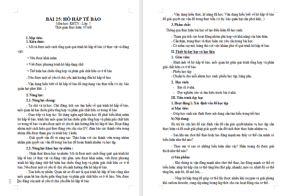 PowerPoint Khoa học tự nhiên 7 Bài 25