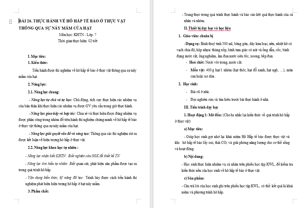 PowerPoint Khoa học tự nhiên 7 Bài 26