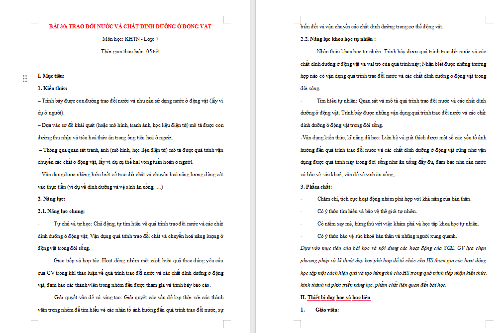 PowerPoint Khoa học tự nhiên 7 Bài 30