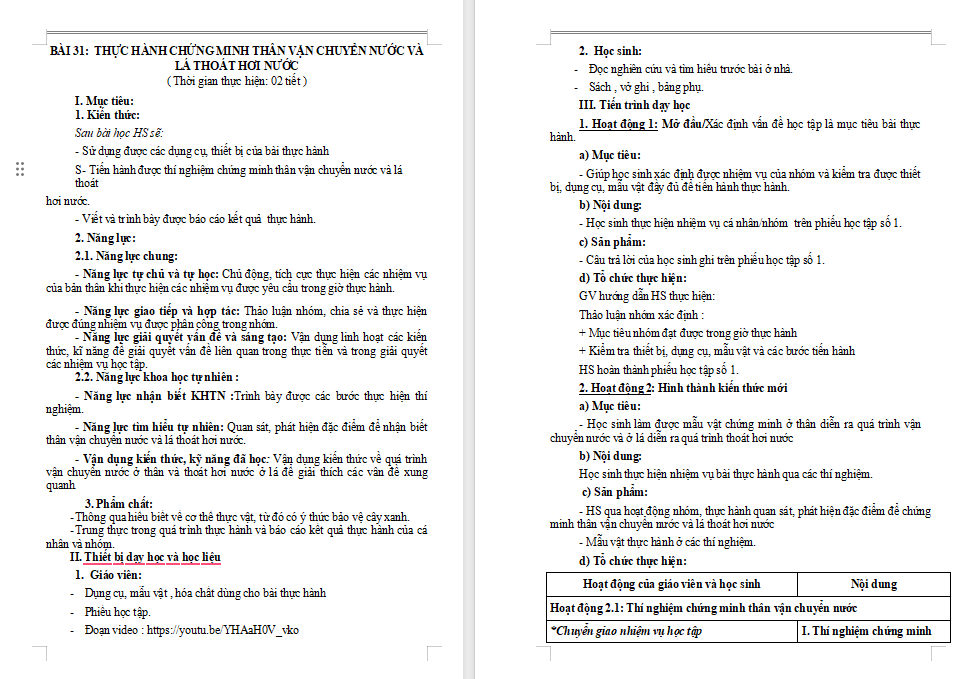 PowerPoint Khoa học tự nhiên 7 Bài 31