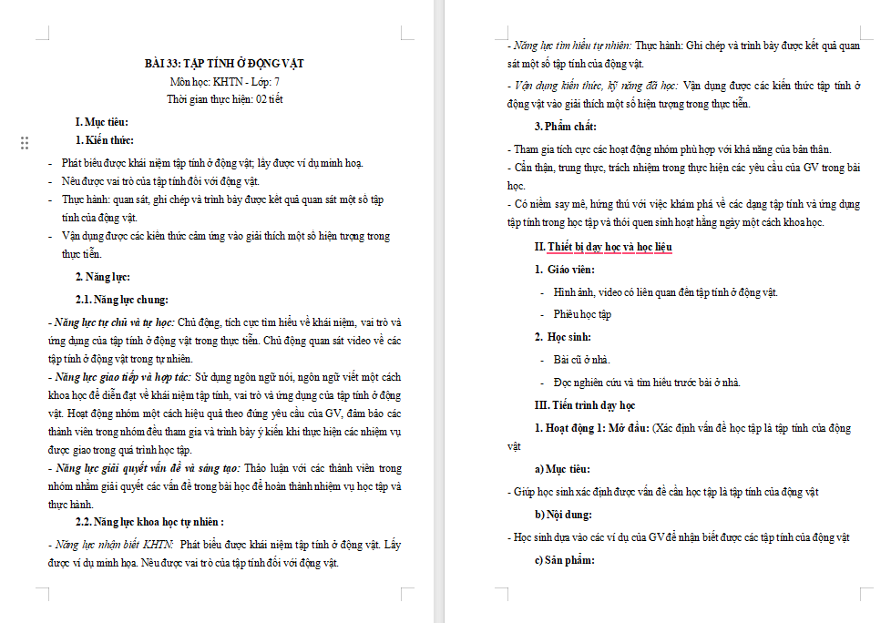 PowerPoint Khoa học tự nhiên 7 Bài 33