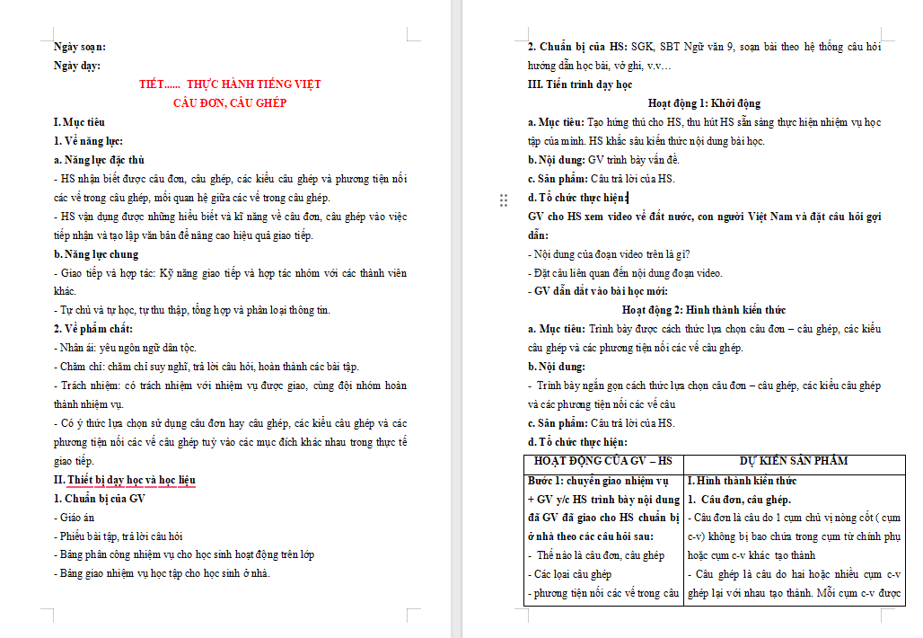 PowerPoint Ngữ văn 9 Bài 5: Thực hành tiếng Việt