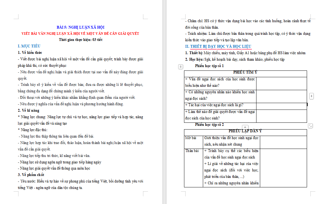 PowerPoint Ngữ văn 9 Bài 5: Viết bài văn nghị luận xã hội về một vấn đề cần giải quyết