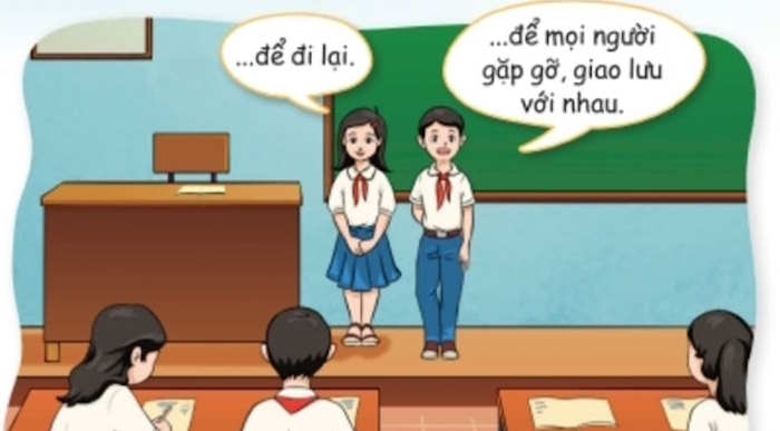 Chia sẻ kết quả thực hiện các hoạt động xây dựng cộng đồng nơi em sống