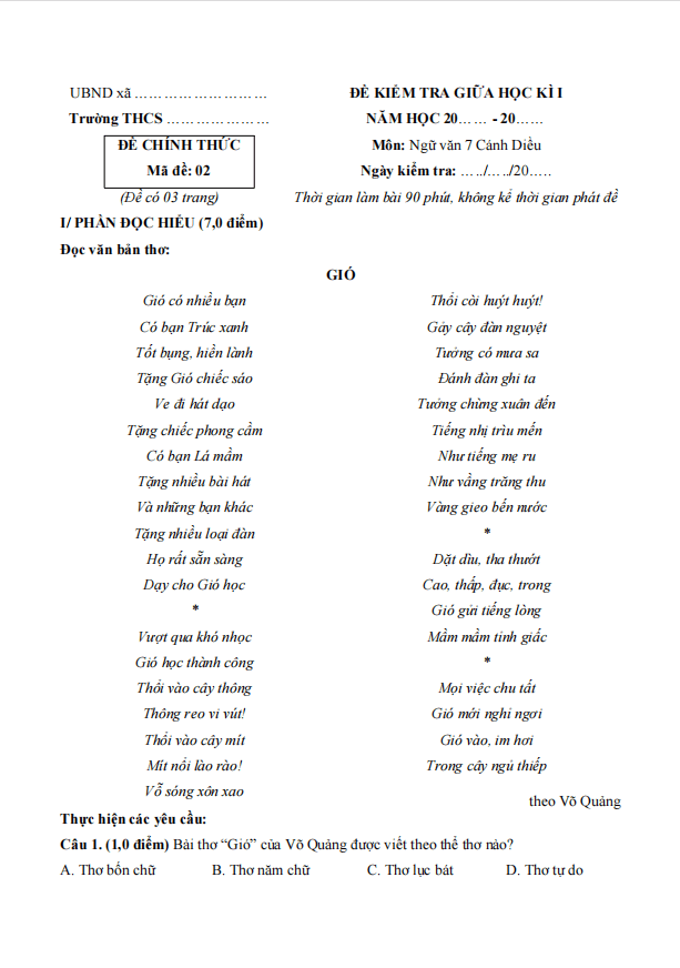 de thi giua ki 1 van 7 canh dieu theo cv 7991 de 2 h2 1*702211