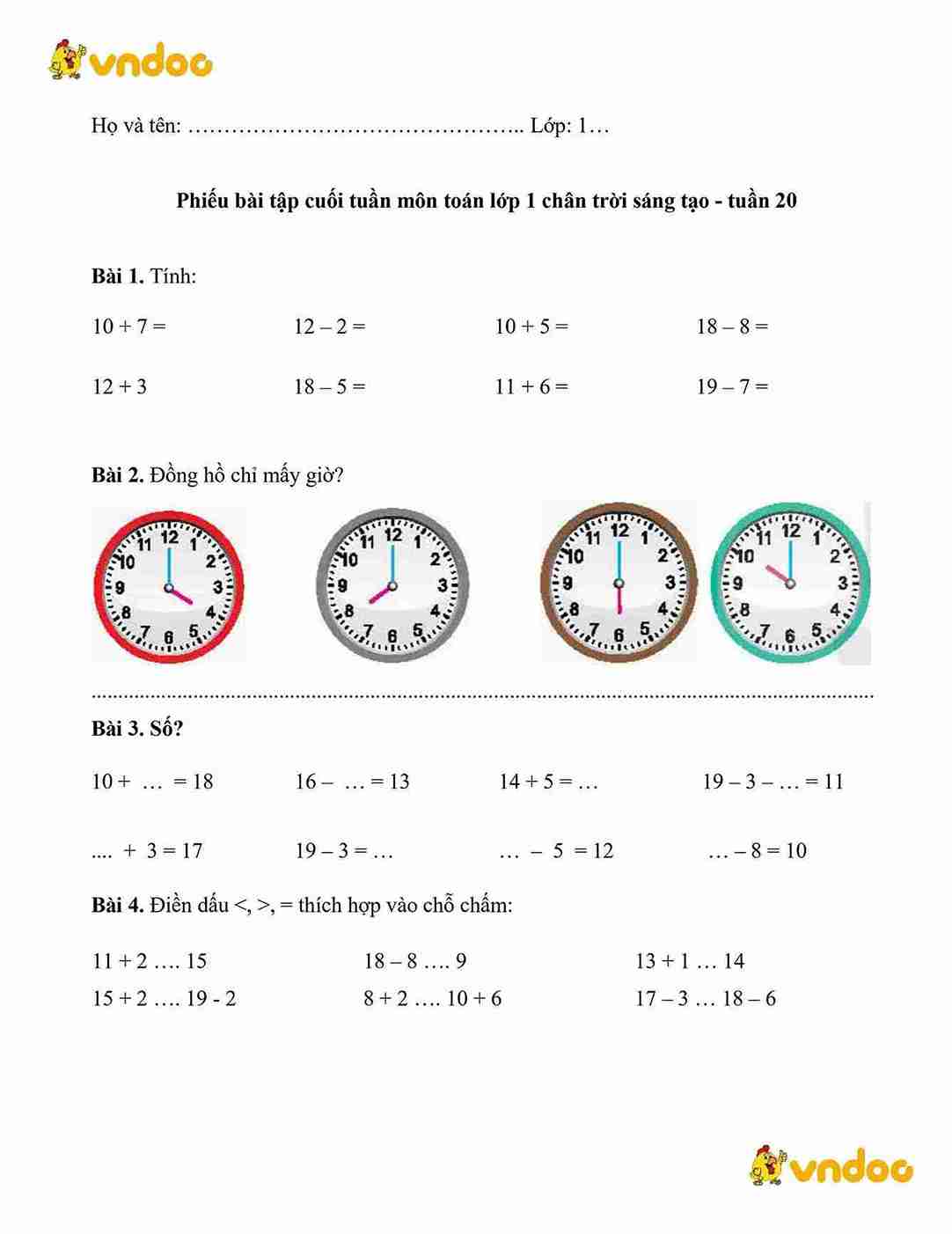 bai tap cuoi tuan toan lop 1 ctst tuan 20 3*702346