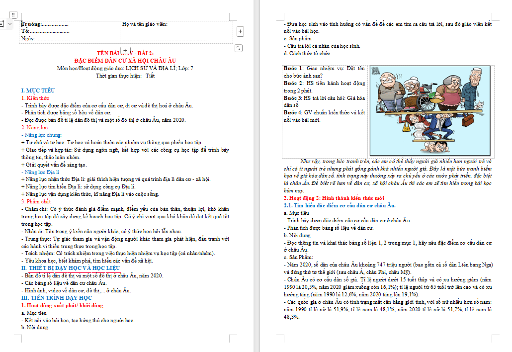 Giáo án PowerPoint Địa lí 7 Kết nối tri thức Bài 2