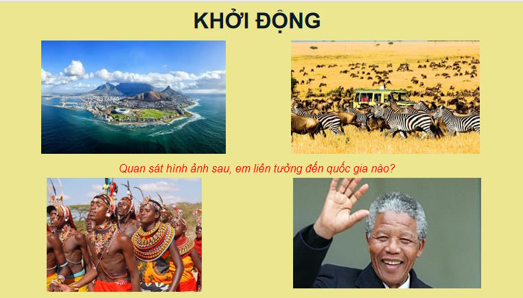 Thực hành Tìm hiểu khái quát Cộng hòa Nam Phi