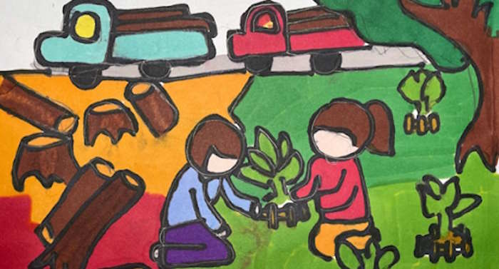 Viết về chủ đề Thiếu niên hành động về môi trường