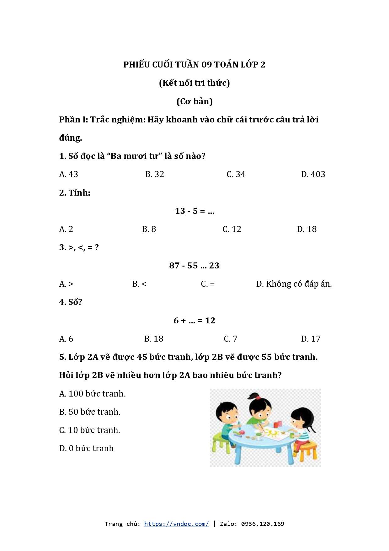 de kiem tra cuoi tuan toan lop 2 tuan 9 co ban kntt page 0001*705414