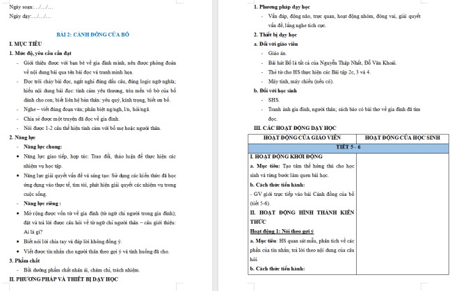Giáo án Tiếng Việt 2 Bài 2: Viết tin nhắn
