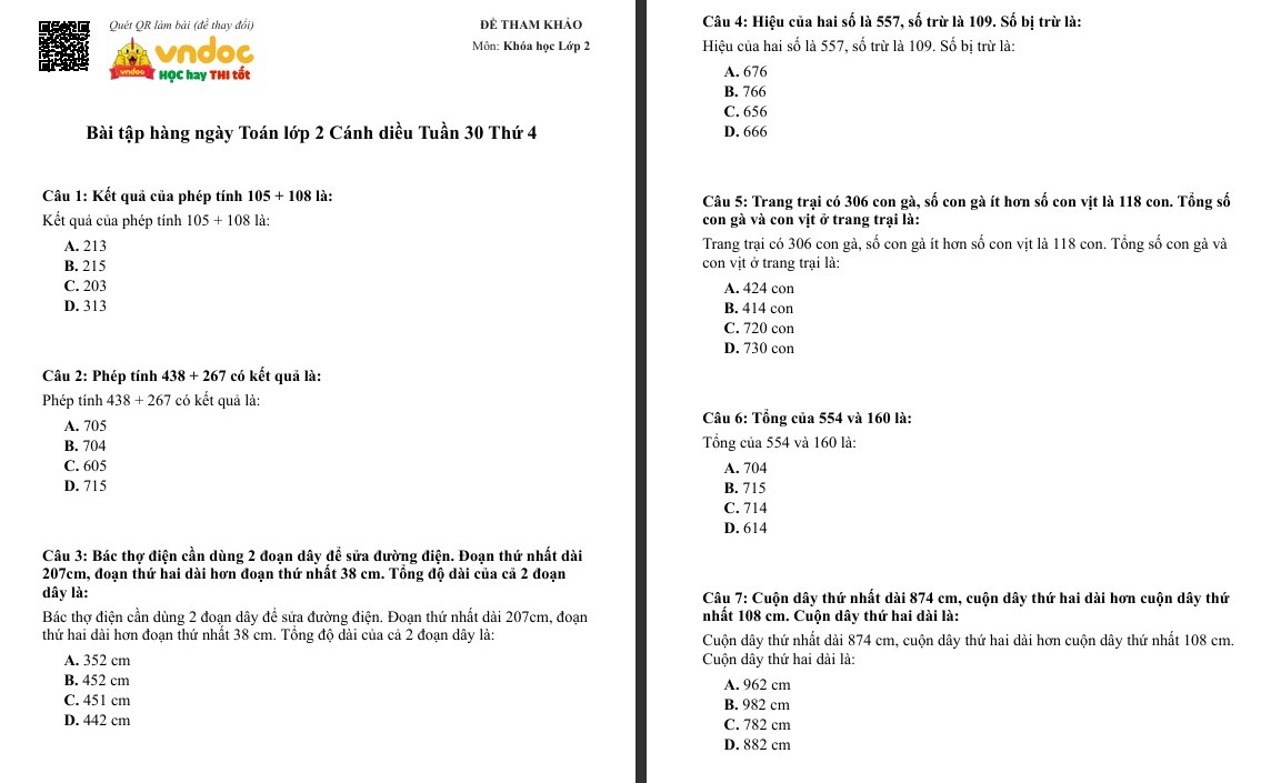 bthn toan lop 2 canh dieu tuan 30 thu 4*706971