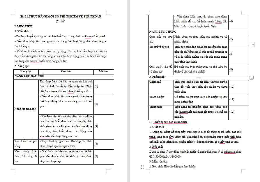 Giáo án PowerPoint Sinh học 11 Bài 11
