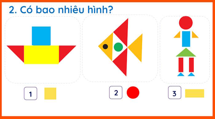 PowerPoint Toán tiền tiểu học: Hình vuông, hình tròn, hình tam giác, hình chữ nhật
