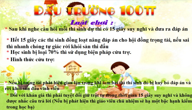 PowerPoint Trò chơi chào mừng ngày 20/11