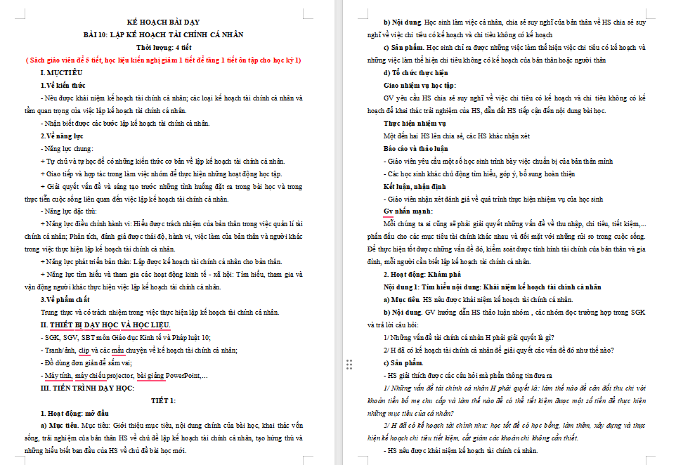 Giáo án PowerPoint GDKT&PL 10 Bài 10