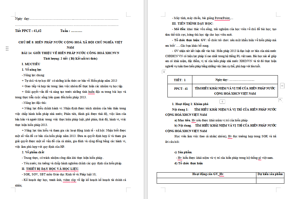 Giáo án PowerPoint GDKT&PL 10 Bài 14